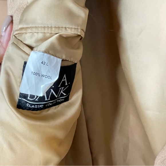 Jos A. Bank 100% Wool Blazer Sz 42L - Picture 6 of 9